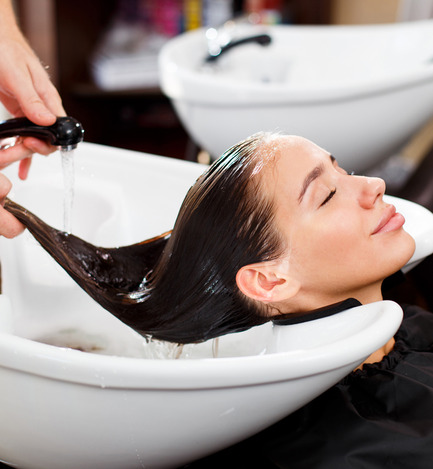 Hair Spa Procedure At Parlour
